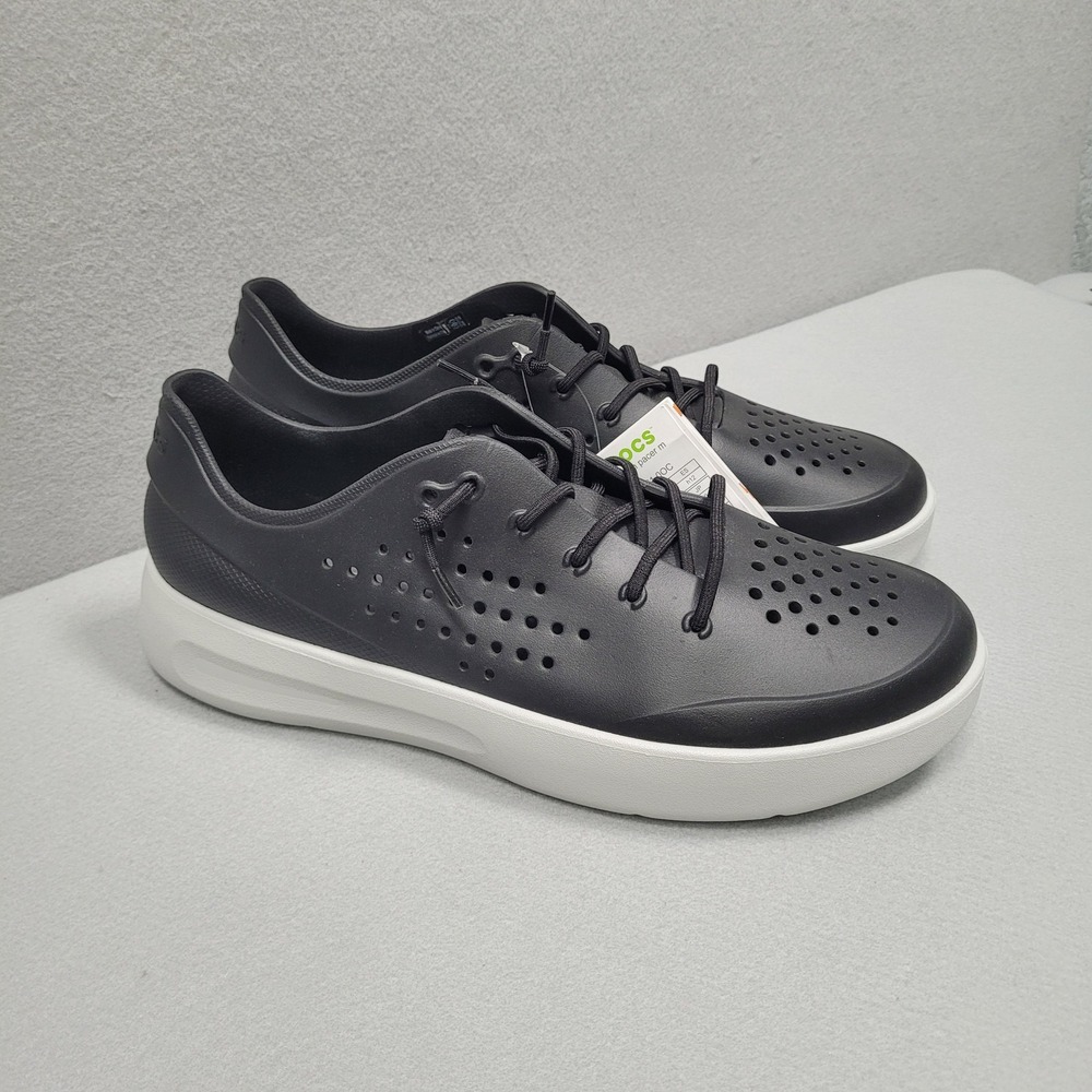 Crocs Inmotion Pacer M Black White Sneakers 210831 Mens 12